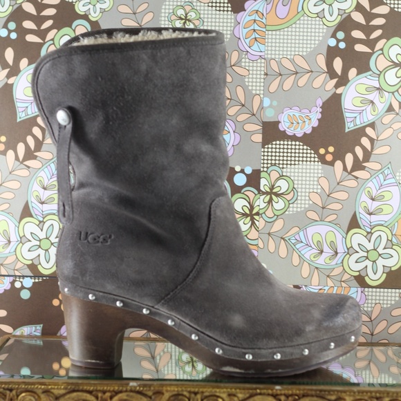 UGG Suede Sheepskin Booties - Picture 2 of 16